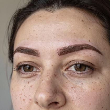 Healed eyebrow example